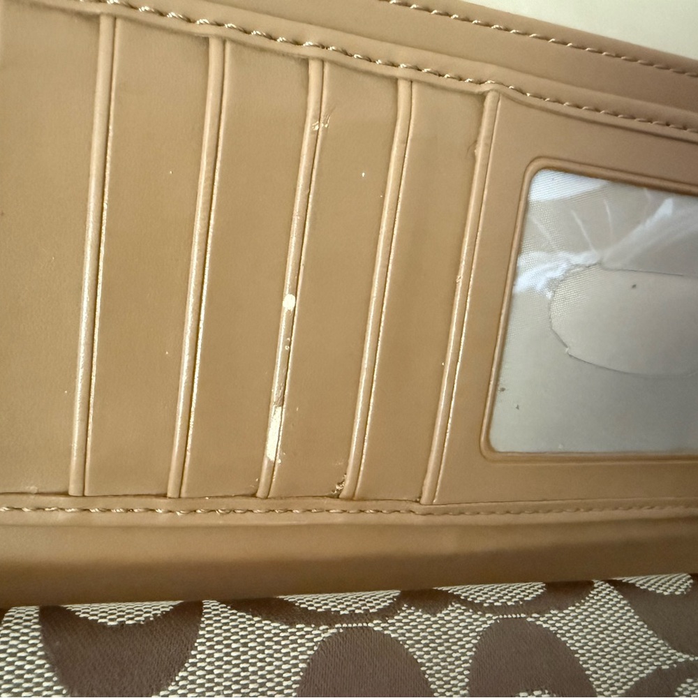 Authentic Coach Patchwork Tote Bag With Leather S… - image 7